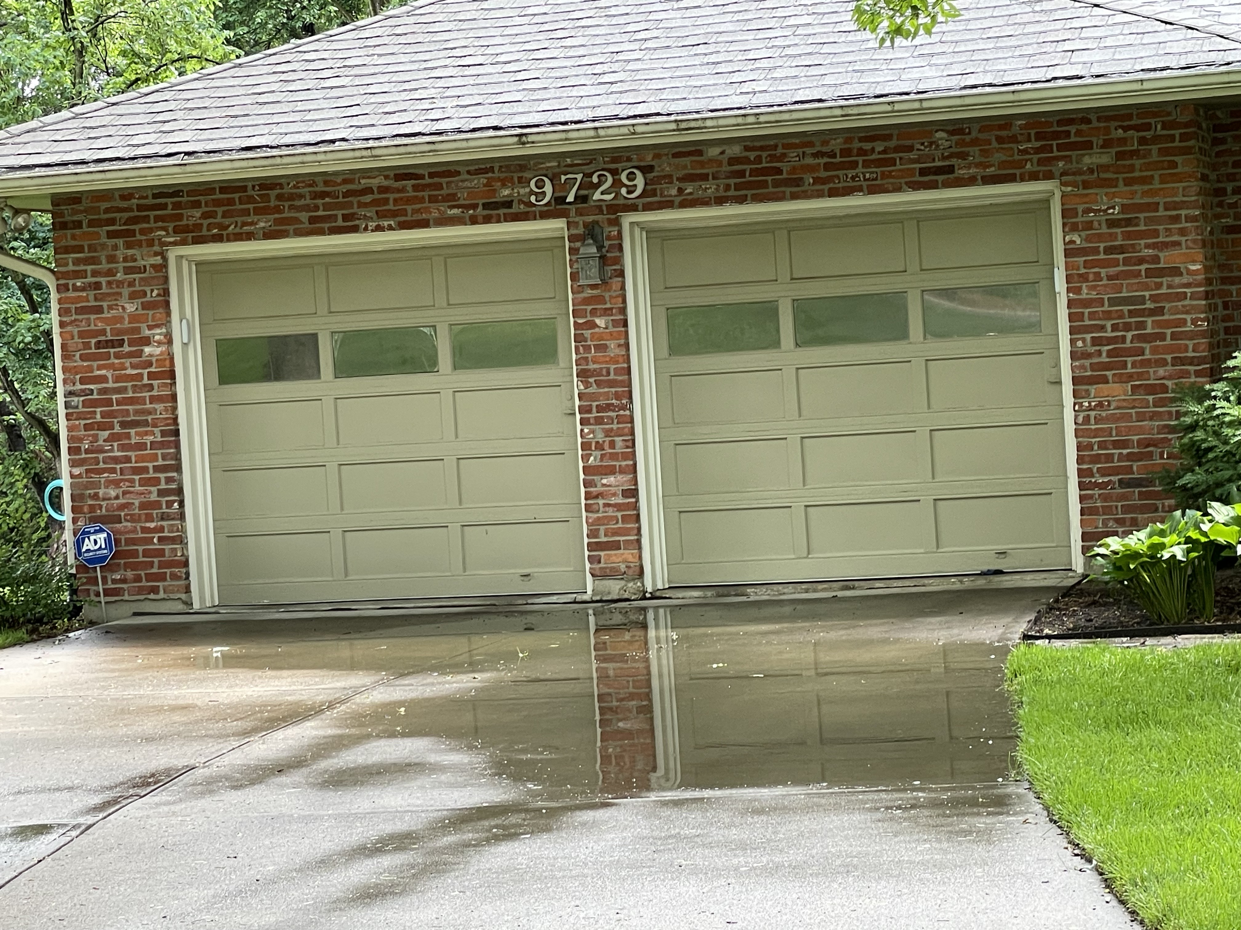 Polyjacking / Concrete Leveling project in Leawood, KS