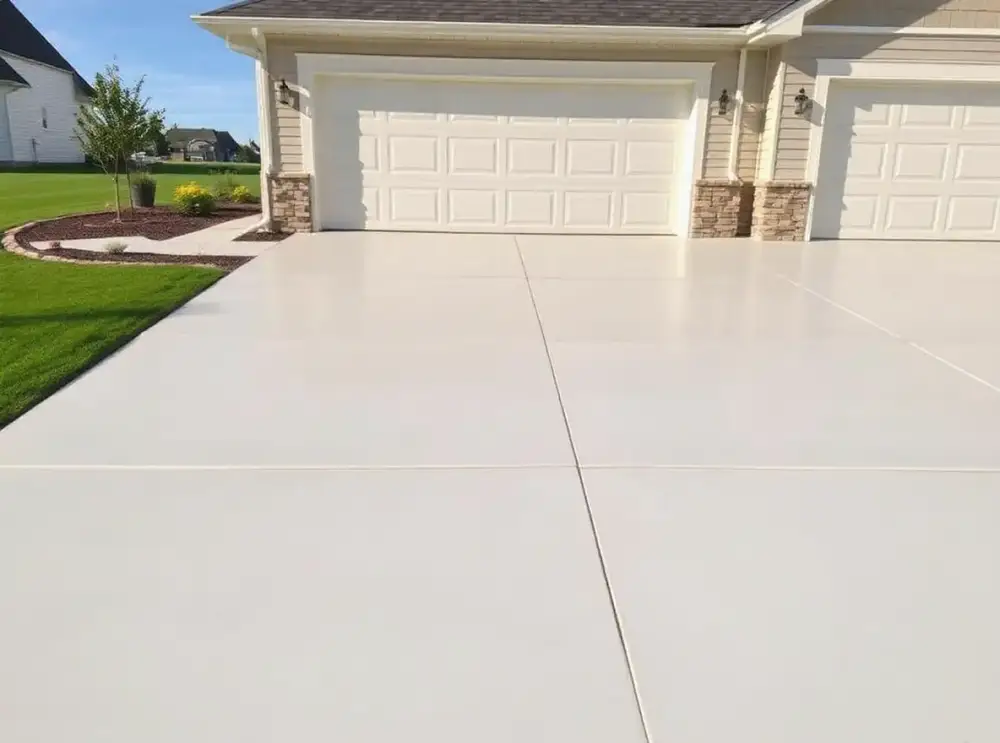 Driveways in Waukee, Iowa — One crew from base to broom finish