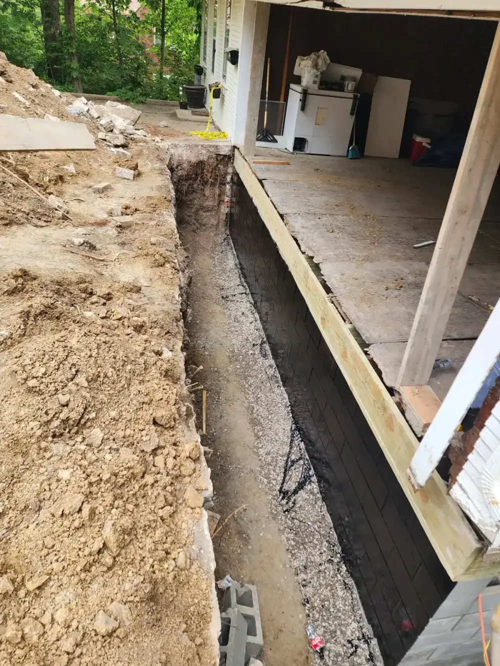 JLB inspector evaluating a home foundation during a free inspection
